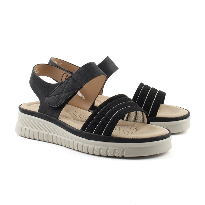 Chaussures Femme Sandales, Couleur Noir / F037-51 / MINIA