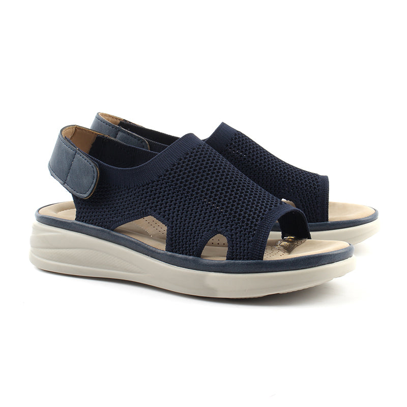 Chaussures Femme Sandales, Couleur Bleu Marine / F038-84 / MINIA
