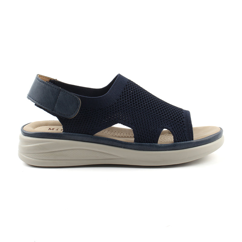 Chaussures Femme Sandales, Couleur Bleu Marine / F038-84 / MINIA
