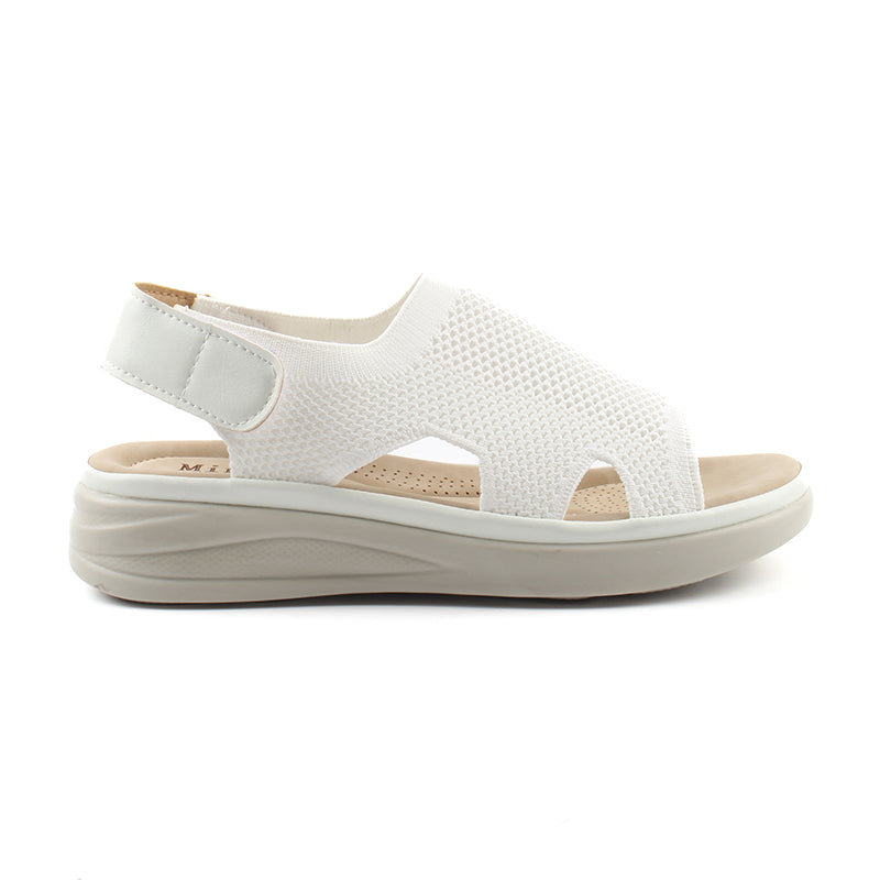 Chaussures Femme Sandales, Couleur Blanc / F038-99 / MINIA