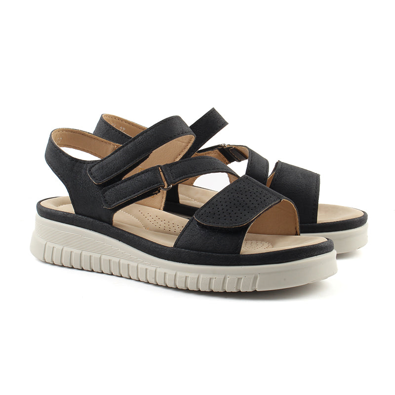 Chaussures Femme Sandales, Couleur Noir / F039-51 / MINIA