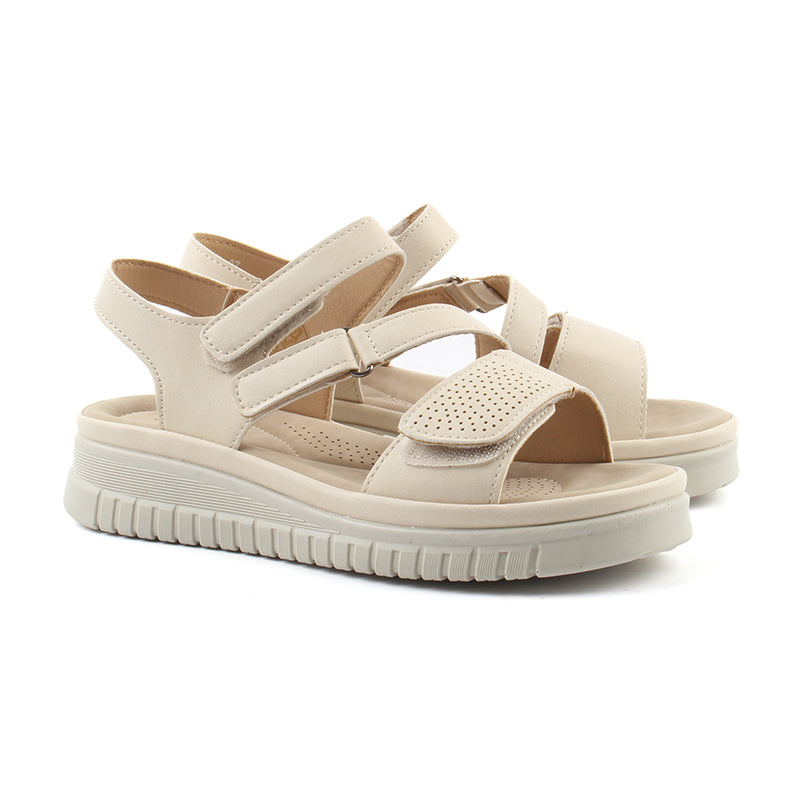 Chaussures Femme Sandales, Couleur Beige / F039-65 / MINIA