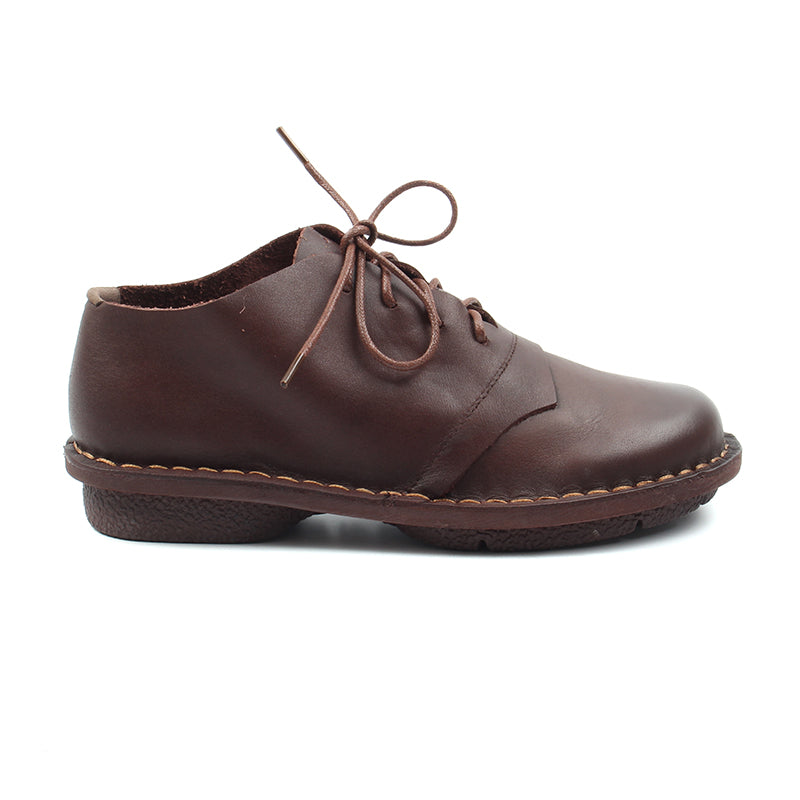 Chaussures Femme Derbies en Cuir, Couleur Brun / G0017-62 / BEL CHOU'S
