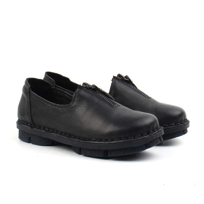 Chaussures Femme Mocassins en Cuir, Couleur Noir / G033-51 / BEL CHOU'S