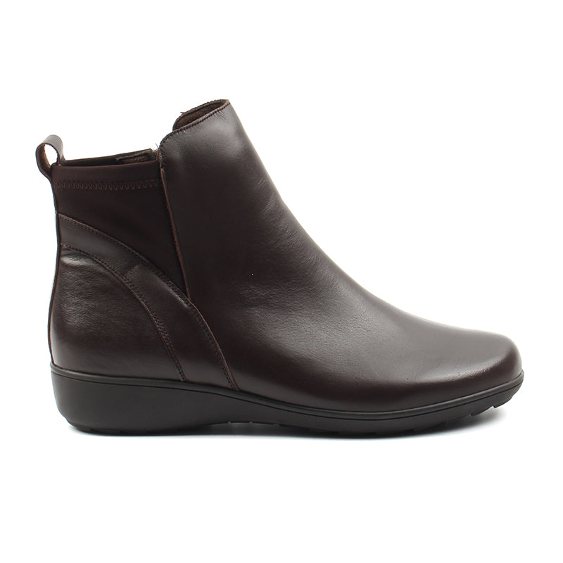 Chaussures Femme Bottines en Cuir, Couleur Brun / H125-62 / BEL CHOU'S