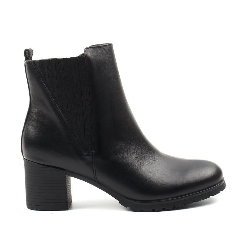 Chaussures Femme Bottines en Cuir, Couleur Noir / H126-51 / BEL CHOU'S