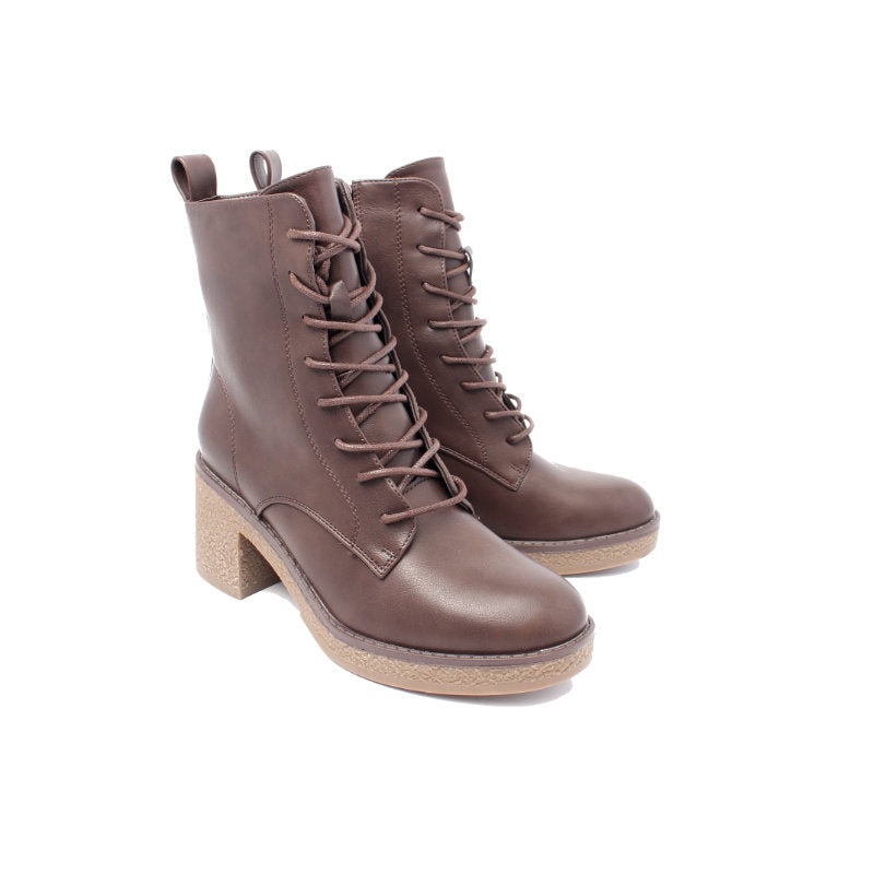 Chaussures Femme Bottines, Couleur Marron / J116-62 / MINIA