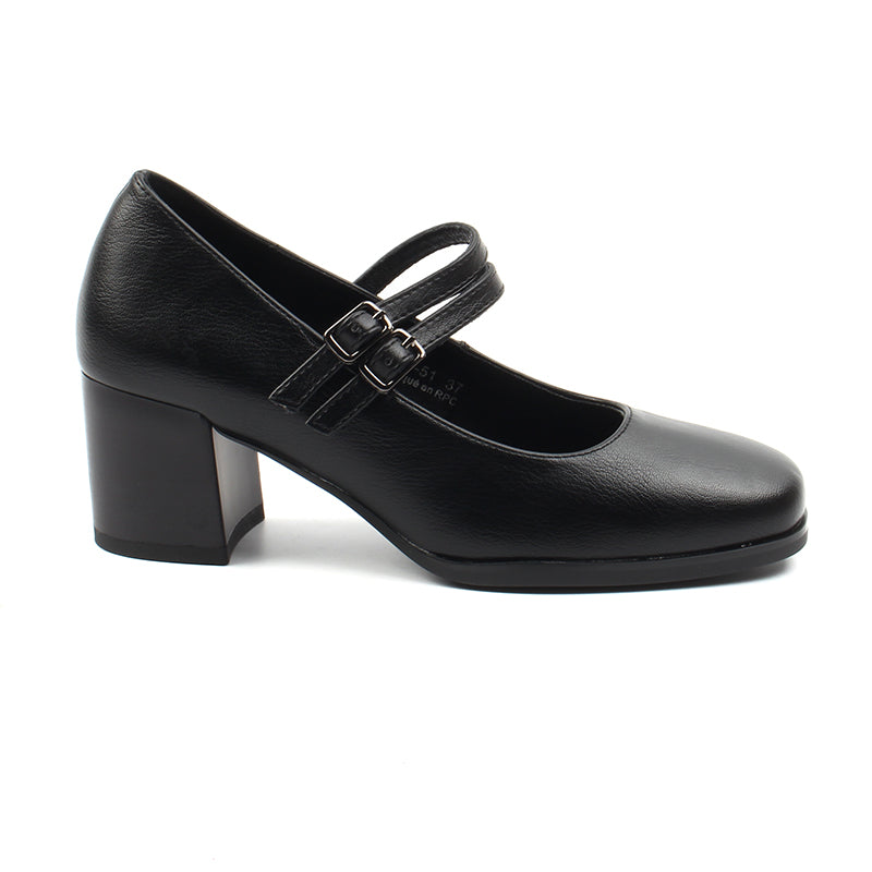 Chaussures Femme Mary Jane, Couleur Noir / L051-51 / MINIA