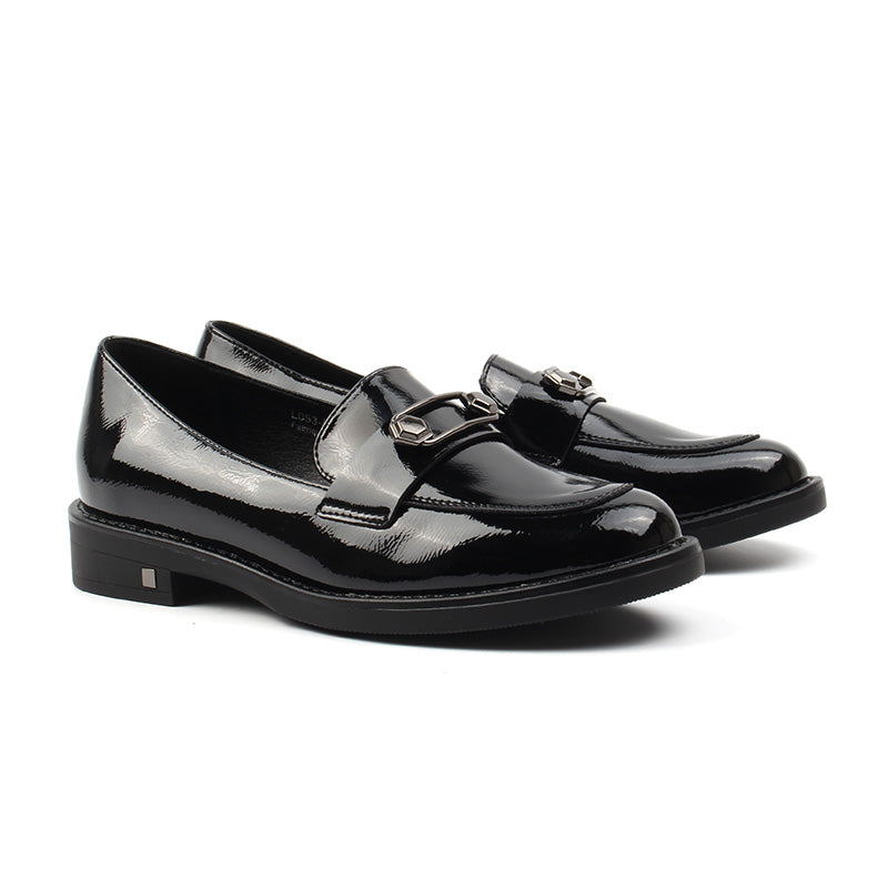 Chaussures Femme Mocassins, Couleur Noir / L053-51 / MINIA