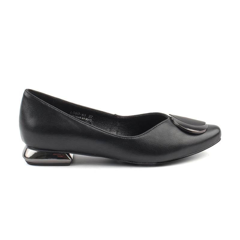 Chaussures Femme Ballerines, Couleur Noir / L060-51 / MINIA