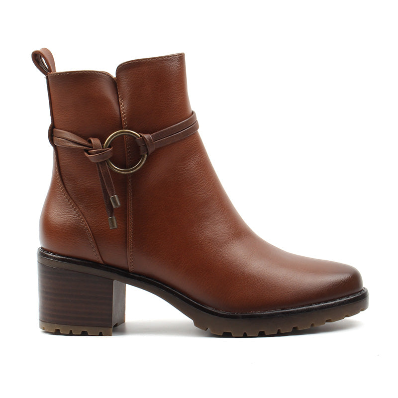 Chaussures Femme Bottines, Couleur Marron / L111-62 / MINIA