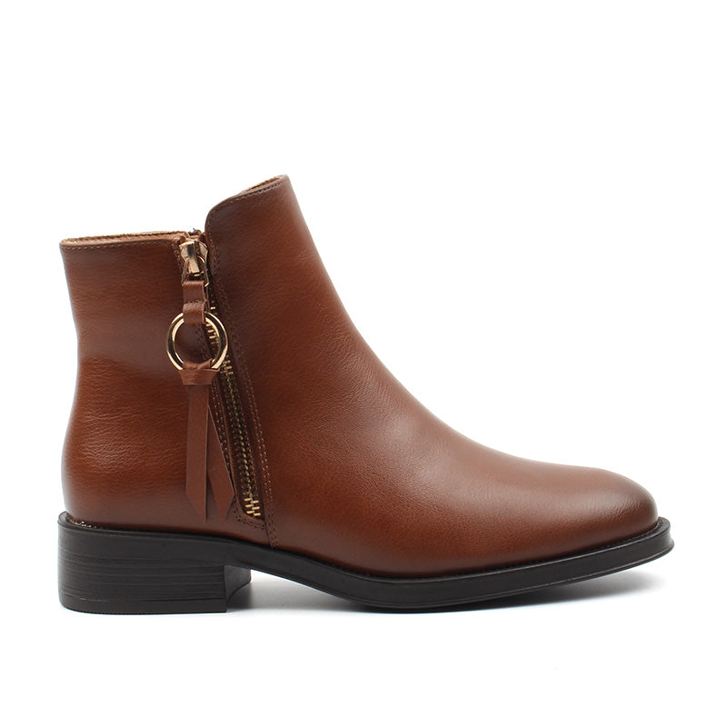 Chaussures Femme Bottines, Couleur Marron / L112-62 / MINIA