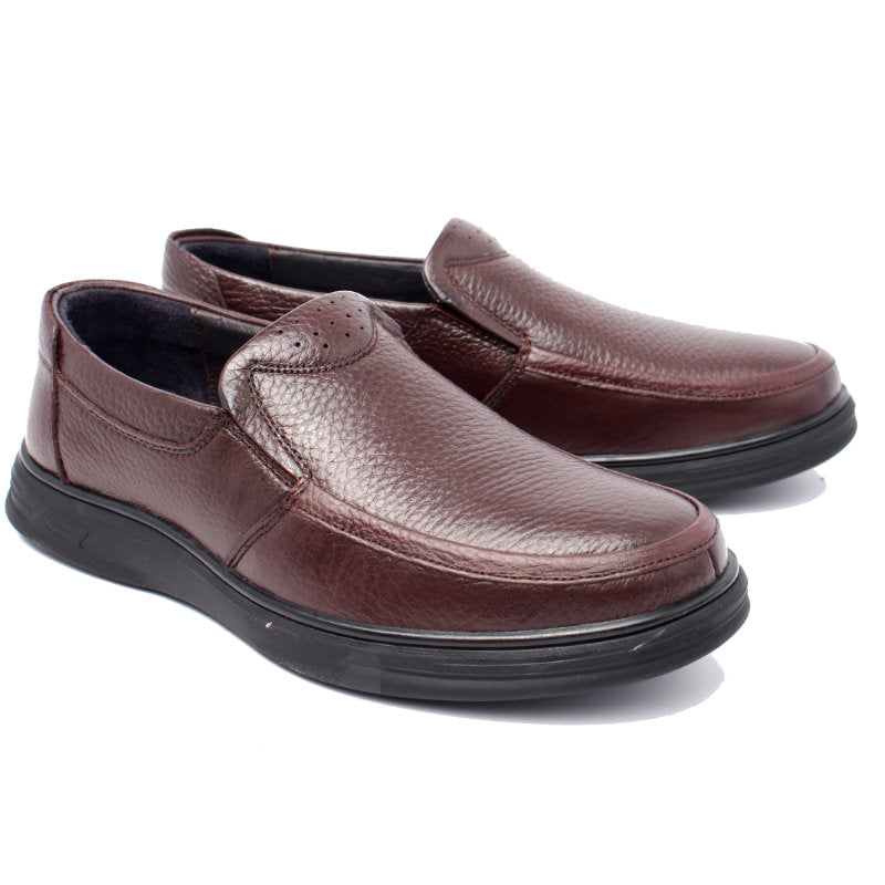 Chaussures Homme Semi-Formelles en Cuir, Couleur Marron / M006-63 / BEL CHOU'S