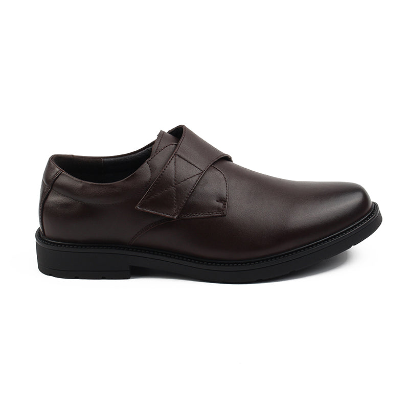 Chaussures Homme Semi-Formelles en Cuir, Couleur Marron / M009-63 / BEL CHOU'S