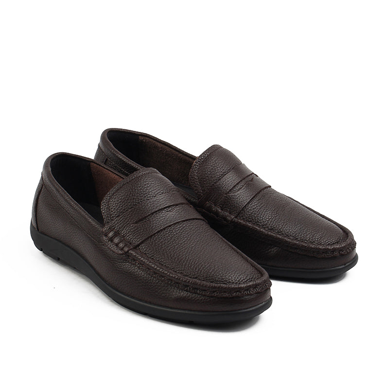 Chaussures Homme Mocassins & Drivers en Cuir, Couleur Marron / M011-63 / BEL CHOU'S