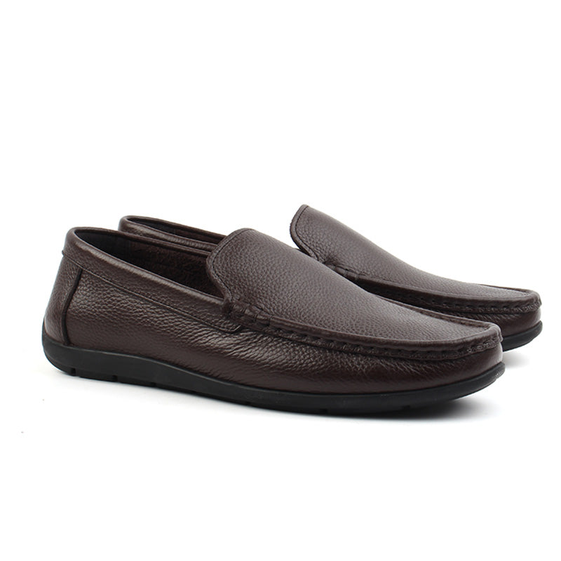 Chaussures Homme Mocassins & Drivers en Cuir, Couleur Marron / M012-63 / BEL CHOU'S