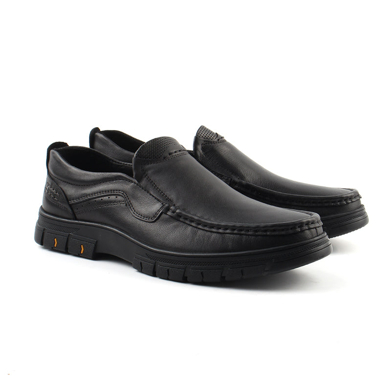 Chaussures Homme Mocassins & Drivers en Cuir, Couleur Noir / M017-51 / BEL CHOU'S