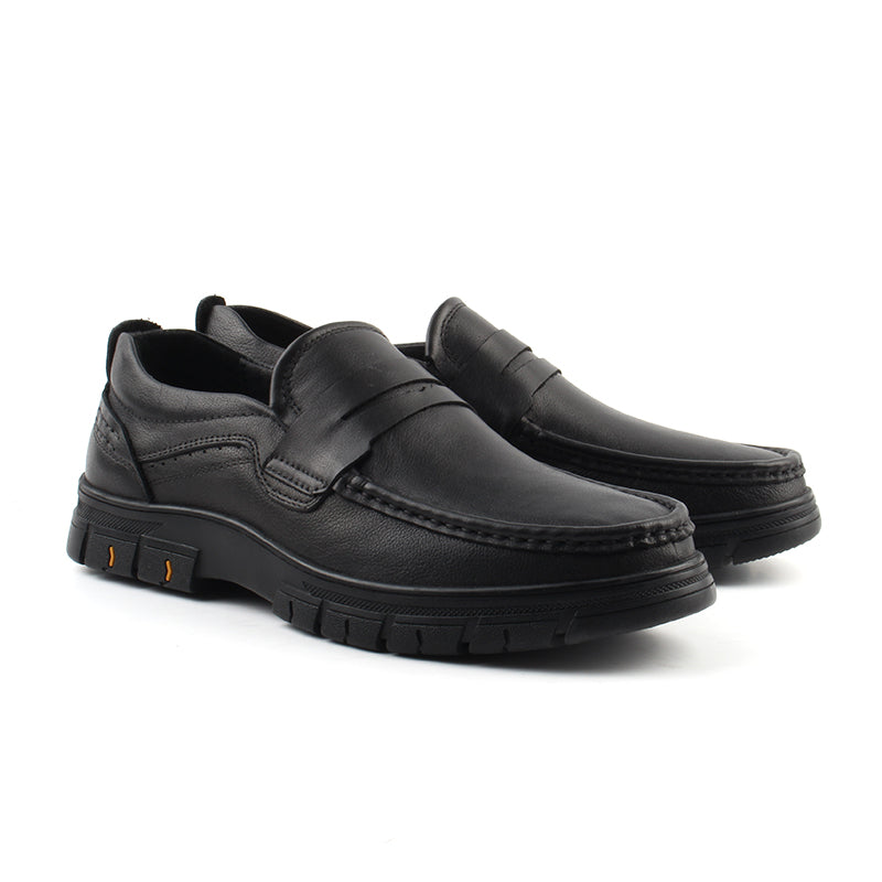 Chaussures Homme Mocassins & Drivers en Cuir, Couleur Noir / M018-51 / BEL CHOU'S