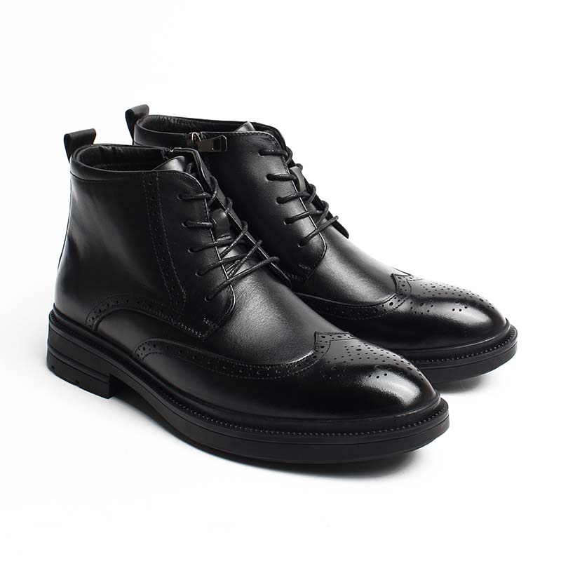 Chaussures Homme Bottines en Cuir, Couleur Noir / M123-51 / BEL CHOU'S