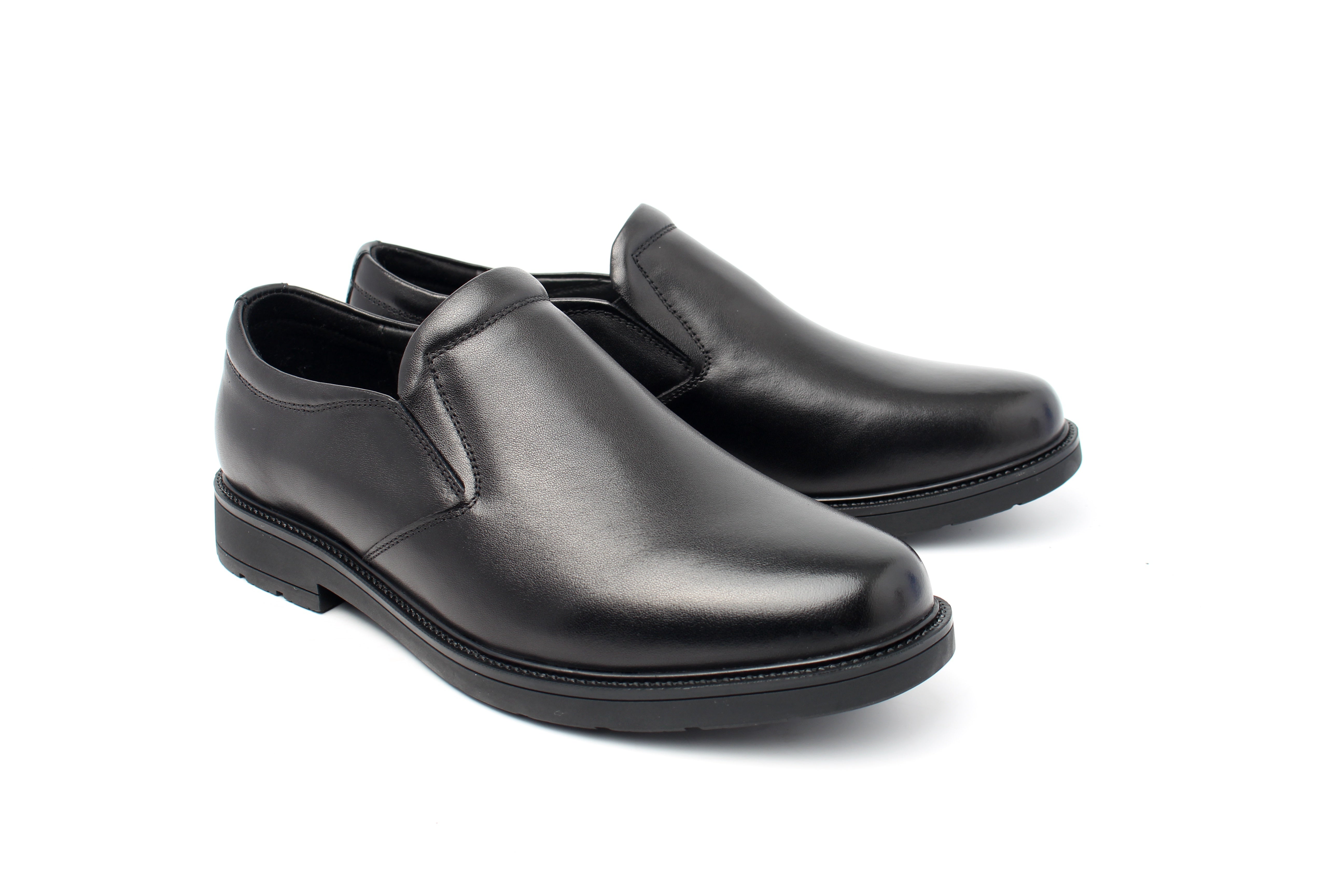 Chaussures Homme Mocassins en Cuir, Couleur Noir / M010-51 / BEL CHOU'S