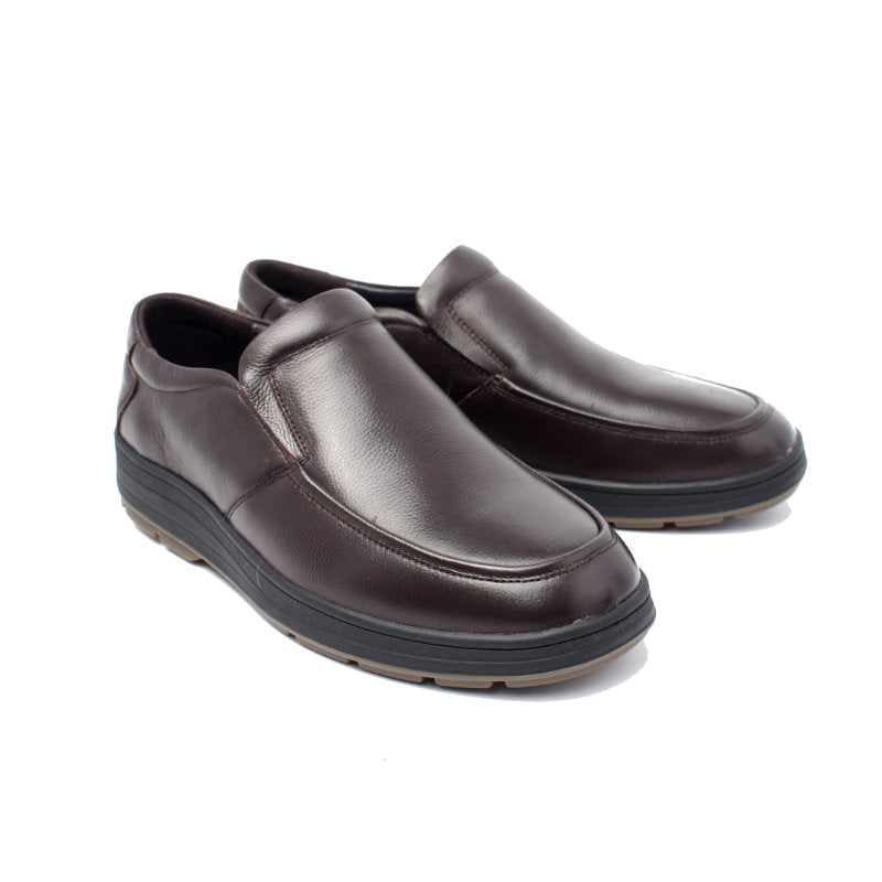 Chaussures Homme Semi-Formelles en Cuir, Couleur Marron / M015-63 / BEL CHOU'S
