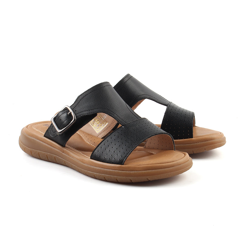 Chaussures Femme Sandales en Cuir, Couleur Noir / N041-51 / BEL CHOU'S