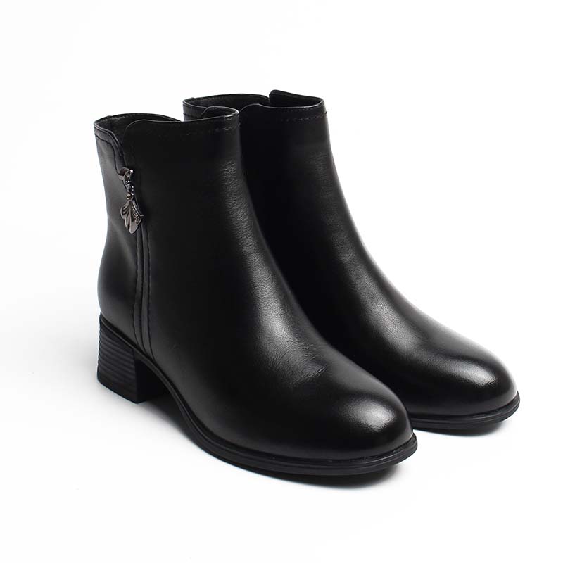 Chaussures Femme Bottines en Cuir, Couleur Noir / N065-51 / BEL CHOU'S