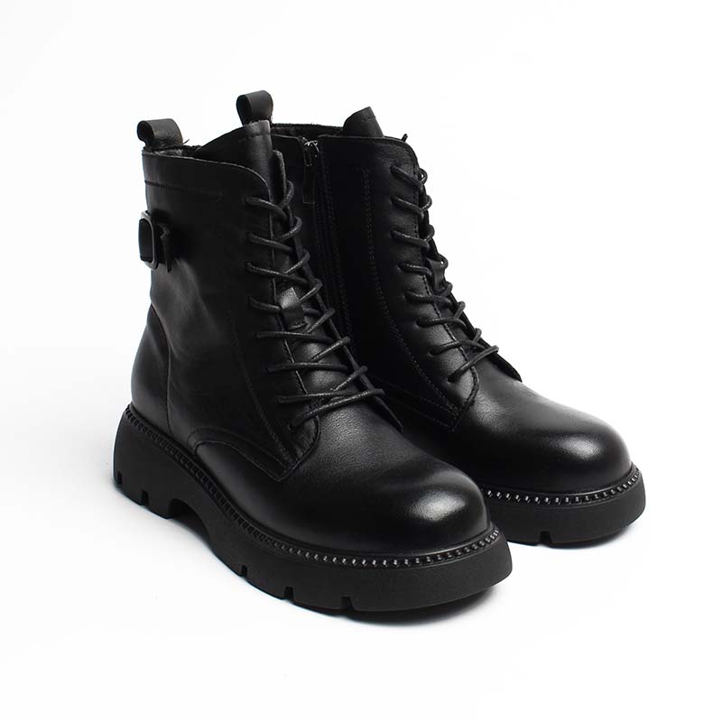 Chaussures Femme Bottines en Cuir, Couleur Noir / N068-51 / BEL CHOU'S