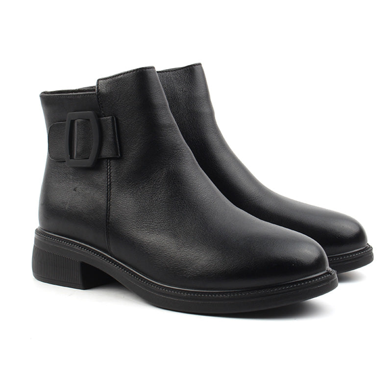 Chaussures Femme Bottines en Cuir, Couleur Noir / N116-51 / BEL CHOU'S