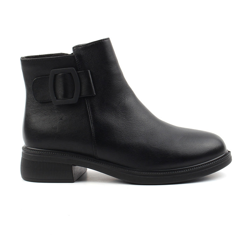 Chaussures Femme Bottines en Cuir, Couleur Noir / N116-51 / BEL CHOU'S