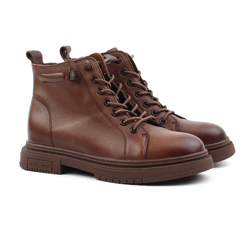 Chaussures Femme Bottines en Cuir, Couleur Marron / N118-62 / BEL CHOU'S