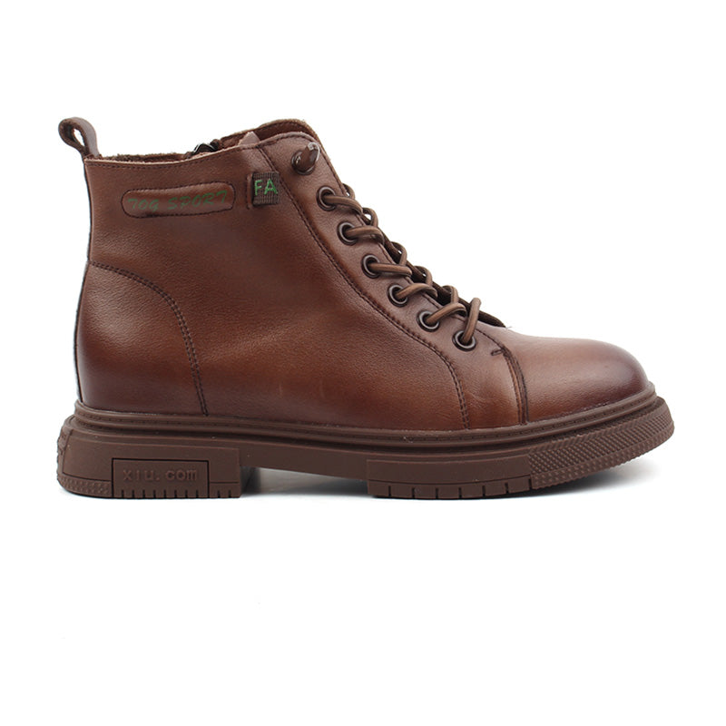 Chaussures Femme Bottines en Cuir, Couleur Marron / N118-62 / BEL CHOU'S