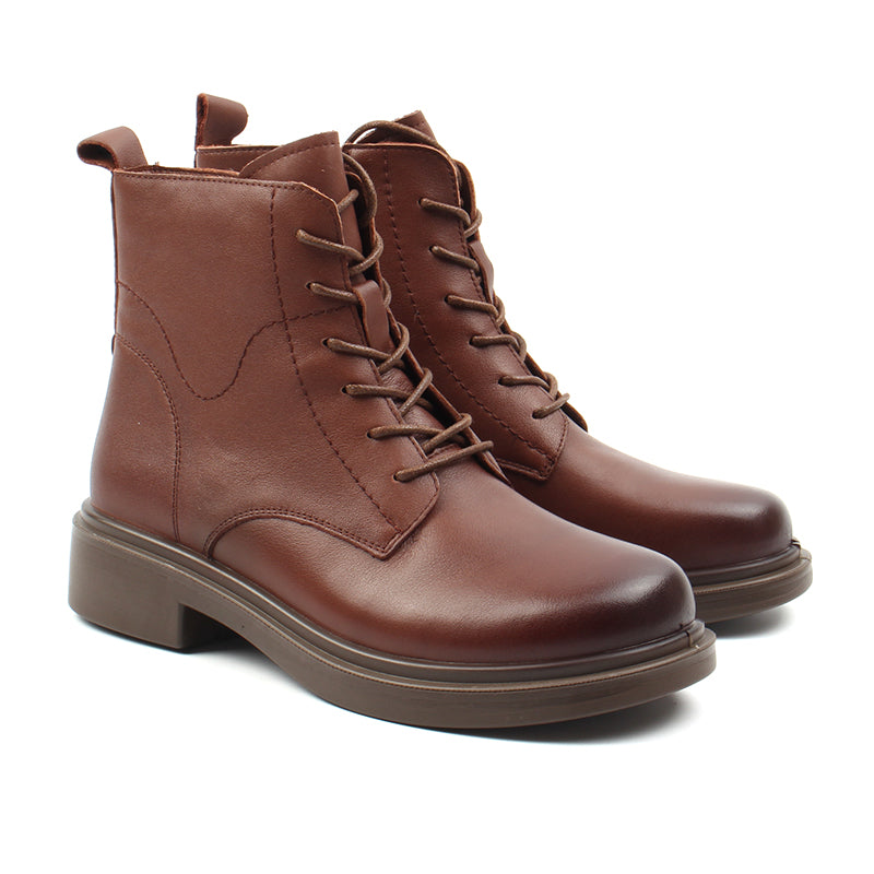 Chaussures Femme Bottines en Cuir, Couleur Marron / N120-62 / BEL CHOU'S