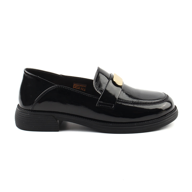 Chaussures Femme Mocassins en Cuir, Couleur Noir / N087-51 / BEL CHOU'S