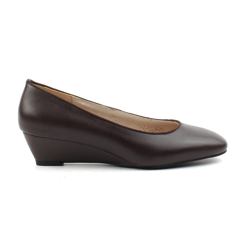 Chaussures Femme Escarpins en Cuir, Couleur Marron / P041-63 / BEL CHOU'S