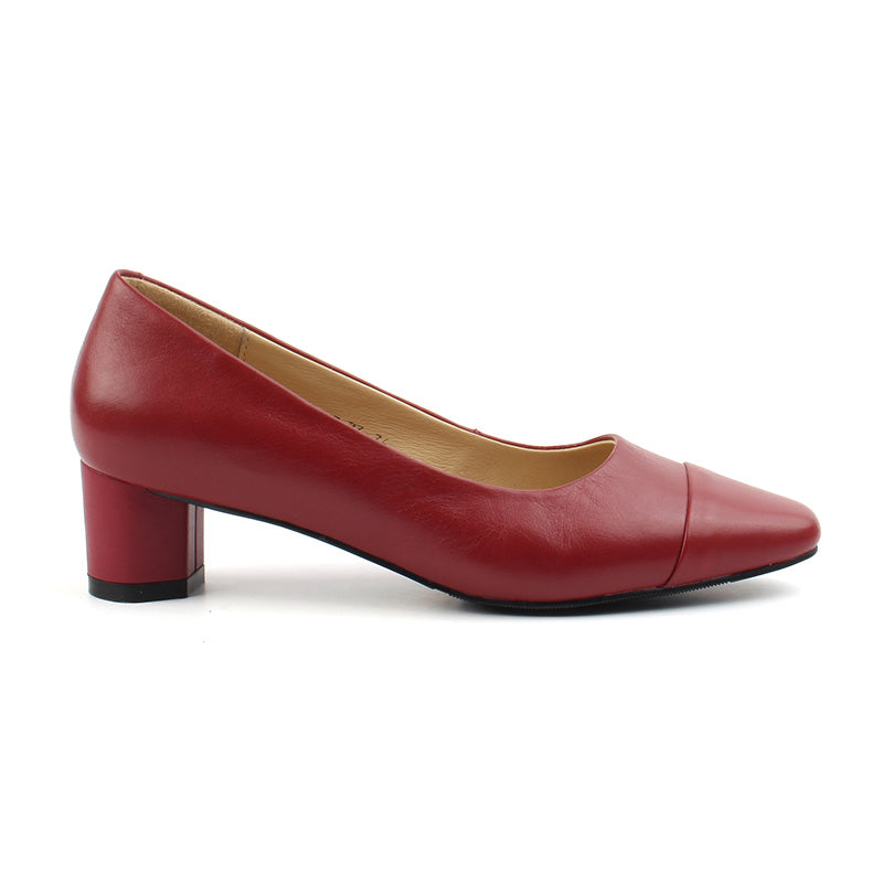 Chaussures Femme Escarpins en Cuir, Couleur Rouge / P045-73 / BEL CHOU'S