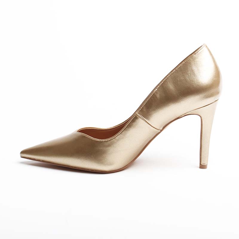 Chaussures Femme Escarpins, Couleur Or / V051-53 / MINIA
