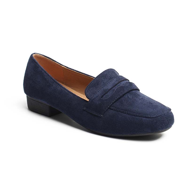 Chaussures Femme Mocassins, Couleur Bleu Marine / V059-84 / MINIA