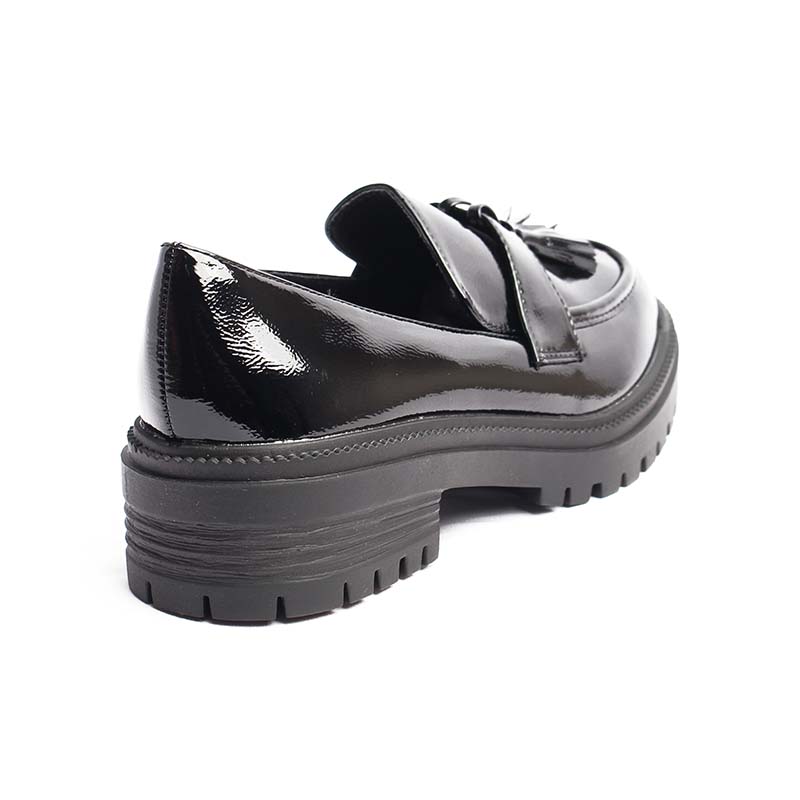 Chaussures Femme Mocassins, Couleur Noir / V058-51 / MINIA