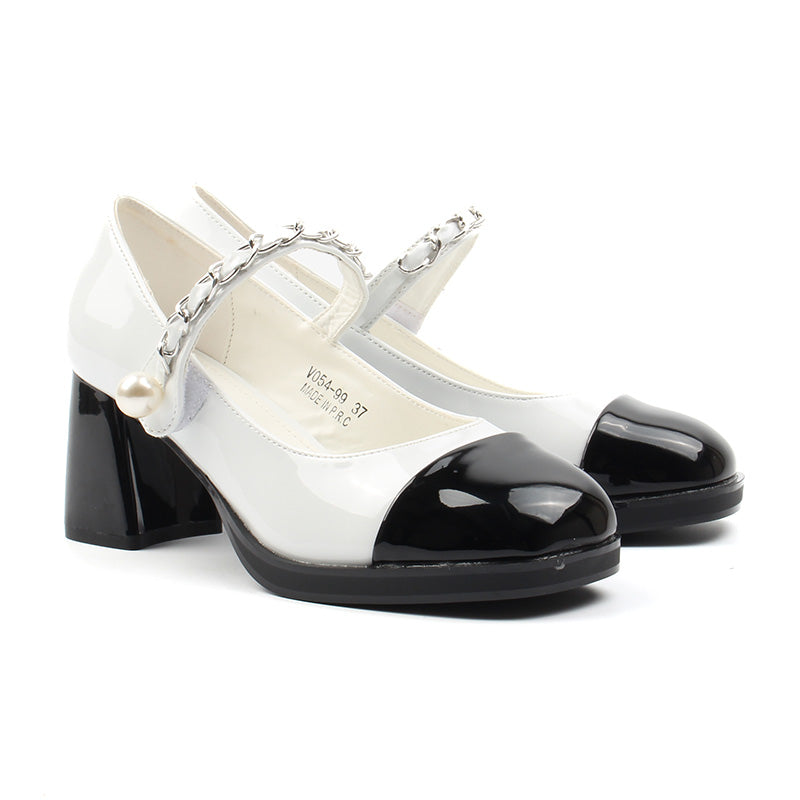 Chaussures Femme Escarpins, Couleur Blanc / V054-99 / MINIA