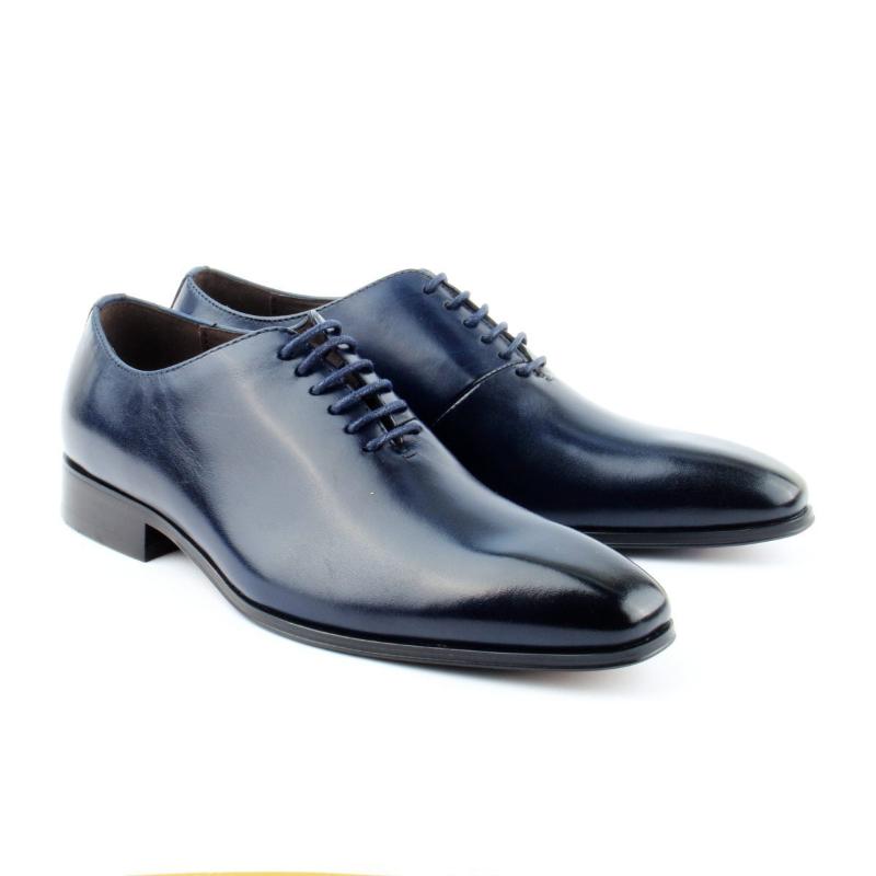 Chaussures Homme Richelieu en Cuir, Couleur Bleu Marine / C1401-84 / BEL CHOU'S