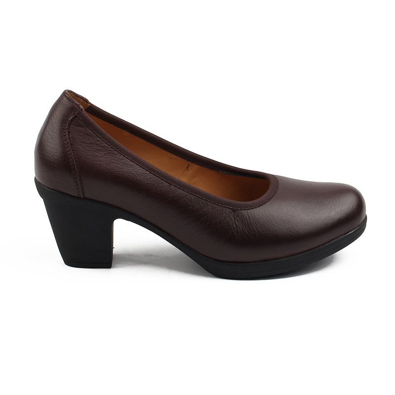 Chaussures Escarpins Femme en Cuir, Couleur Marron - BEL CHOU'S