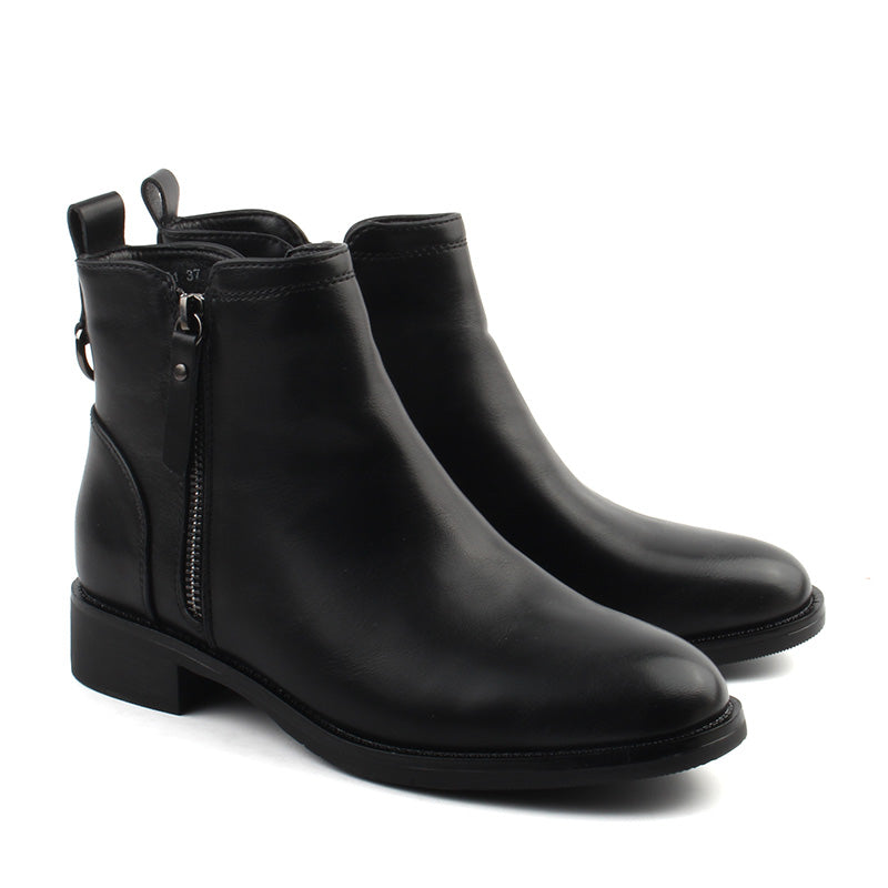 Chaussures Femme Bottines, Couleur Noir / J129-51 / Minia
