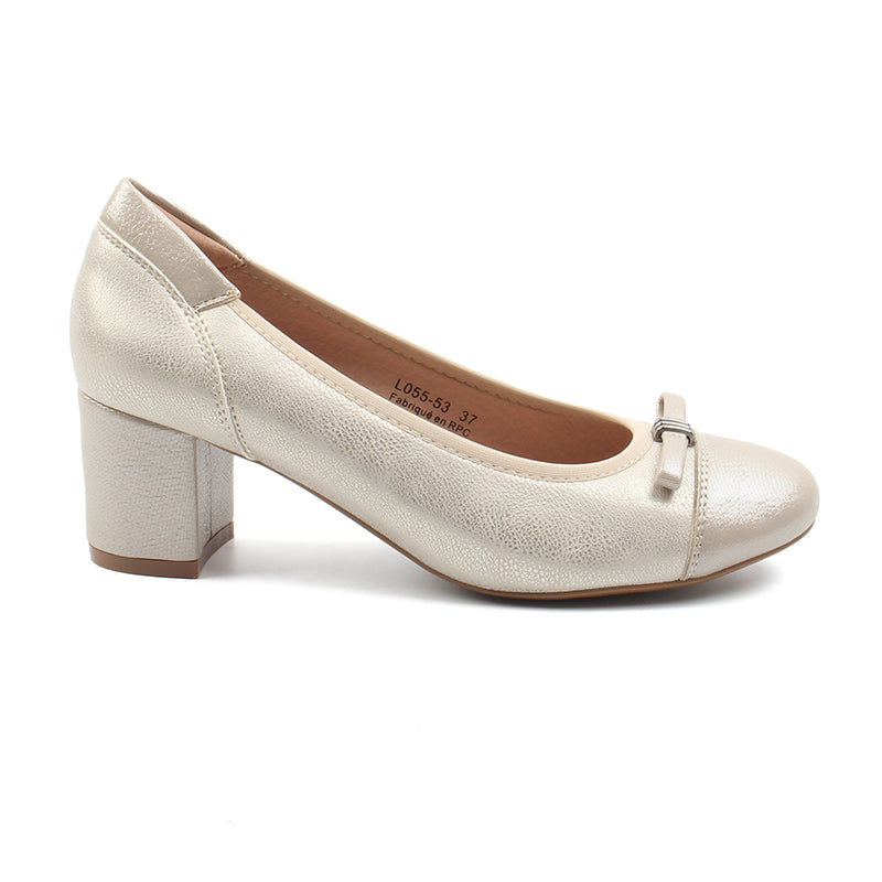 Chaussures Escarpins Femme, Couleur Beige - MINIA