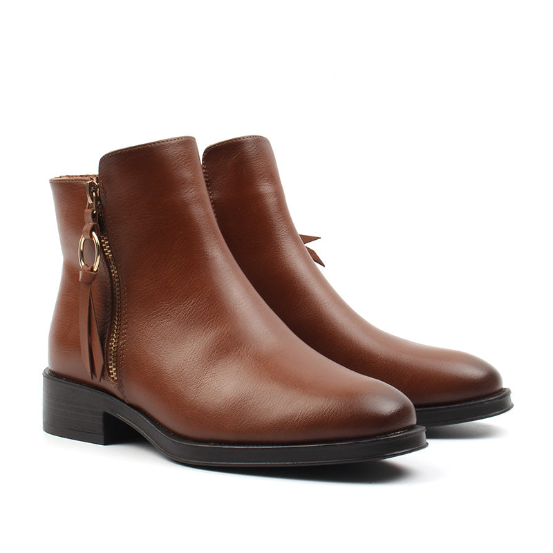 Chaussures Bottines Femme, Couleur Marron - MINIA