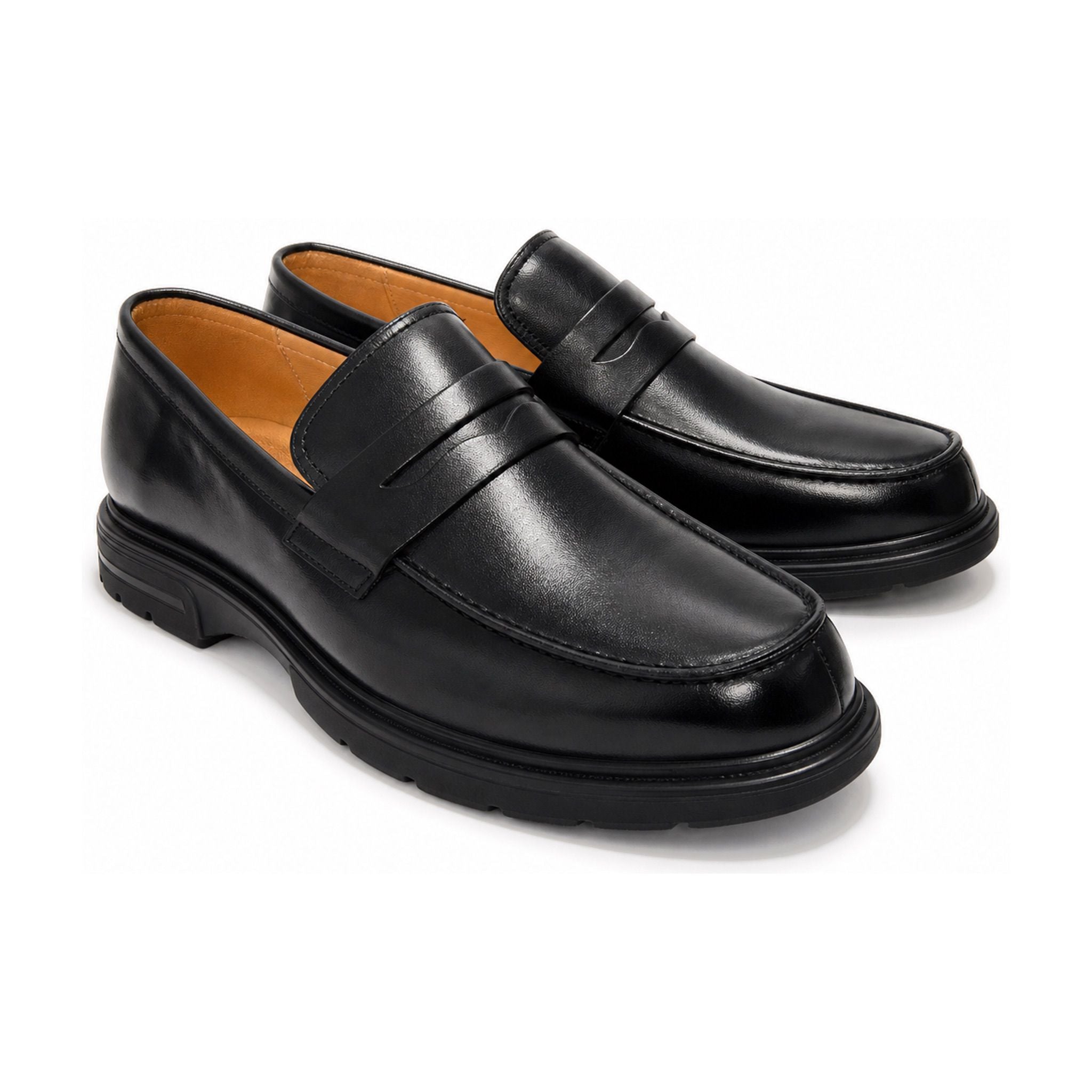 Chaussures Homme Semi-Formelles en Cuir, Couleur Noir / M006-51 / BEL CHOU'S