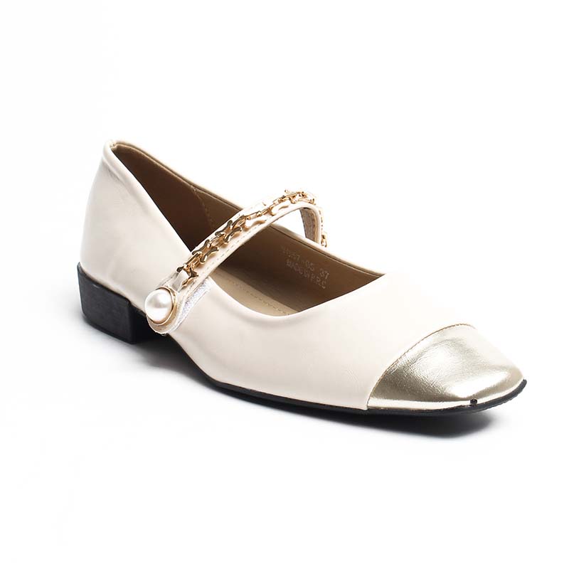 Chaussures Ballerines Femme, Couleur Beige - MINIA