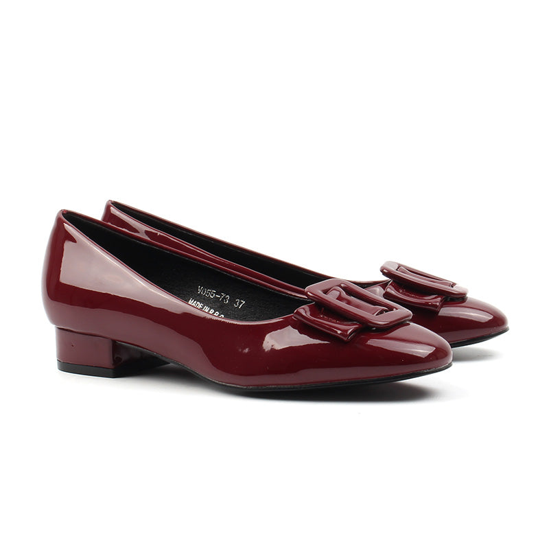 Chaussures Ballerines Femme, Couleur Rouge - MINIA